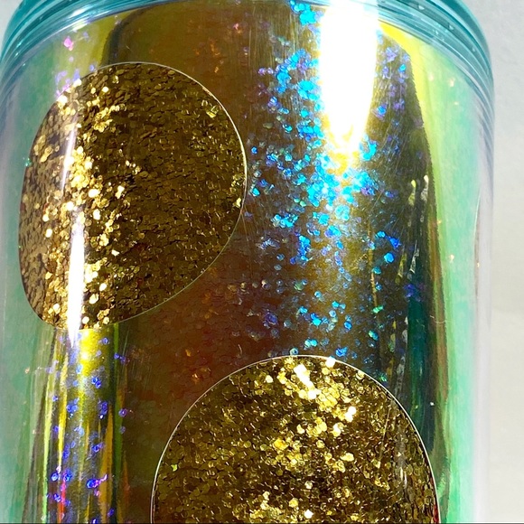 Starbucks Holiday Gold Glitter Polka Dot Tumbler - Picture 5 of 7